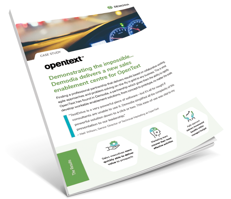 OpenText: A new sales enablement centre